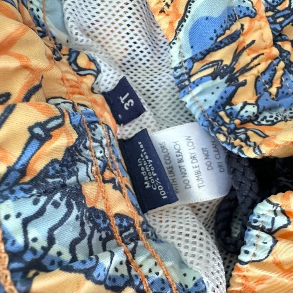 Vineyard Vines Lobster Print Swim Shorts